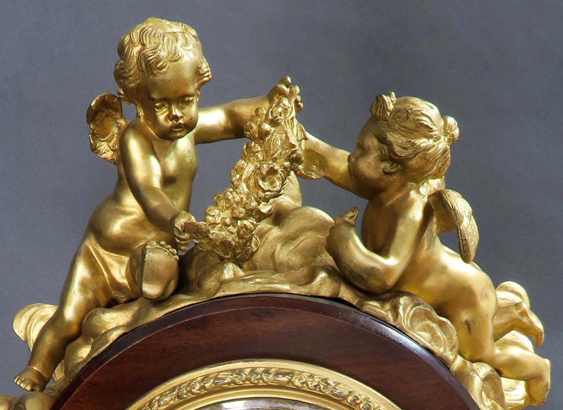 A Monumental Louis XV Style Ormolu Mounted Parquetry - 5