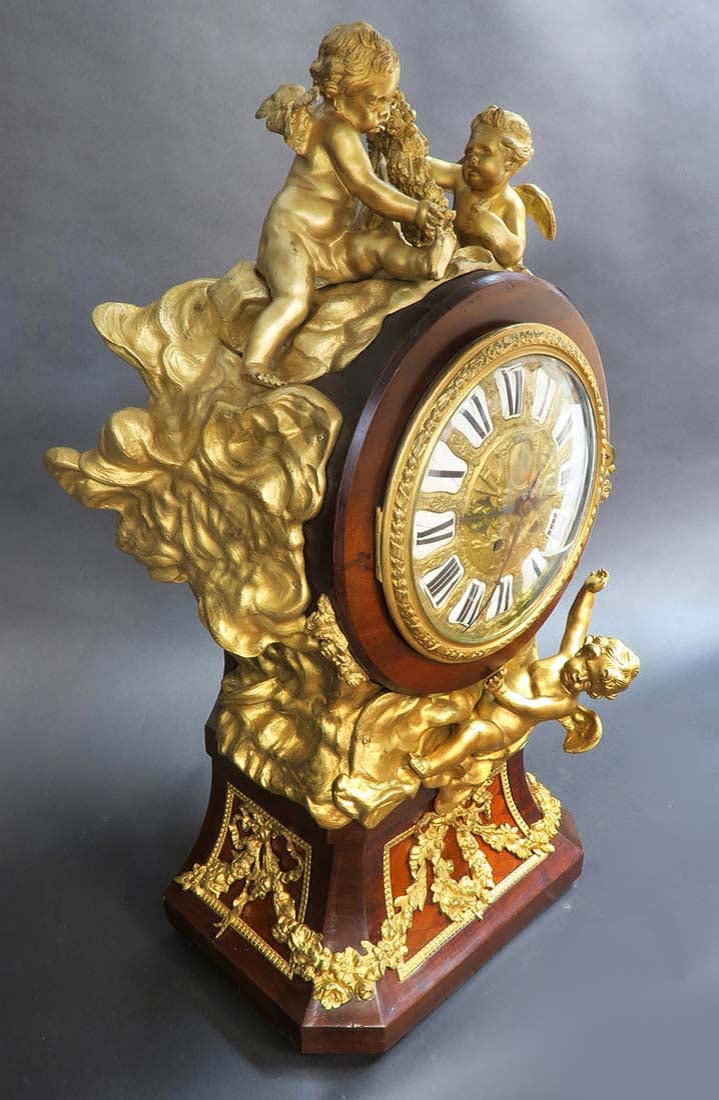 A Monumental Louis XV Style Ormolu Mounted Parquetry - 6