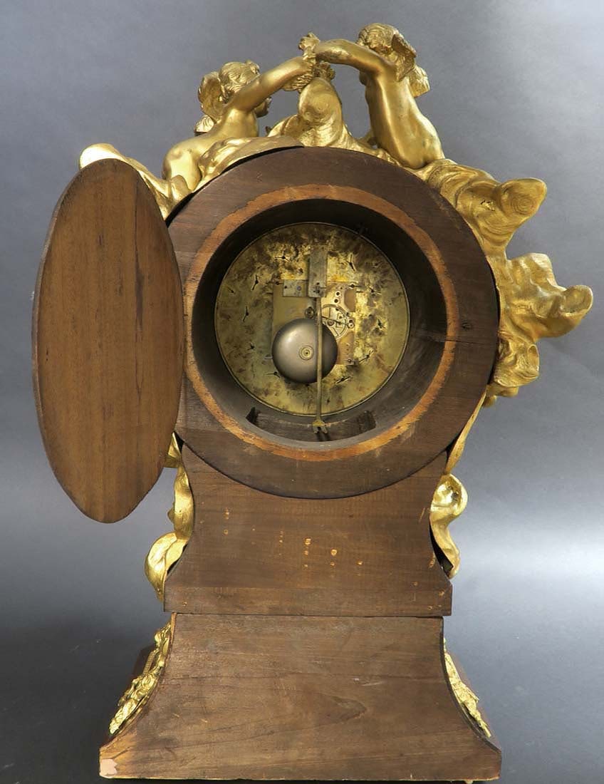 A Monumental Louis XV Style Ormolu Mounted Parquetry - 8