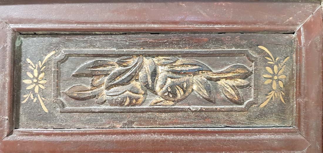 Vintage Chinese Figural Decorative Board - 12