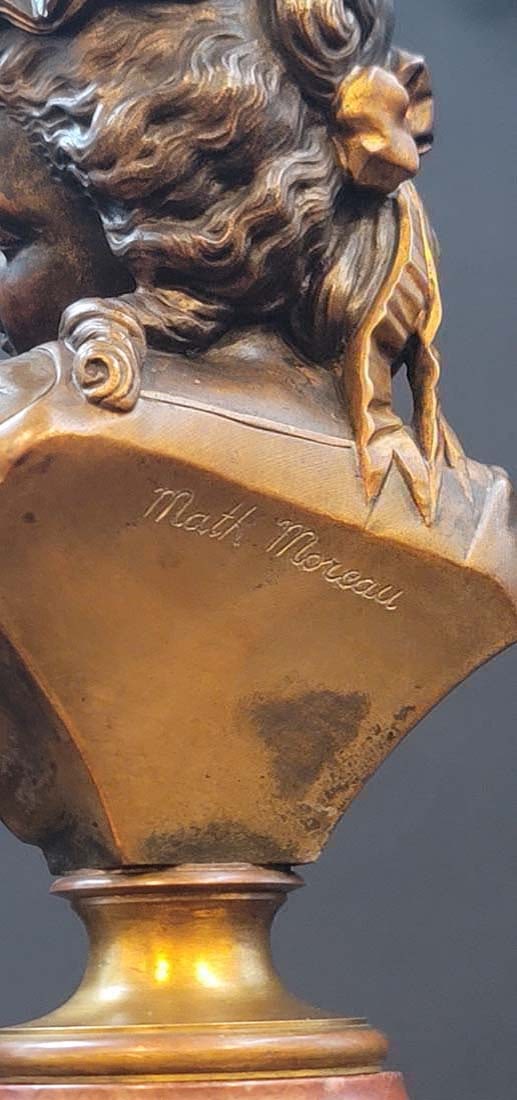 Math Moreau ( 1822-1912 ) Bronze Sculpture - 2