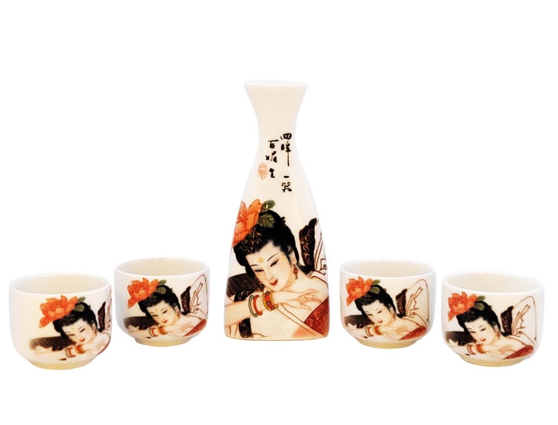 Japanese 5pcs Sake Set (1 of 9)