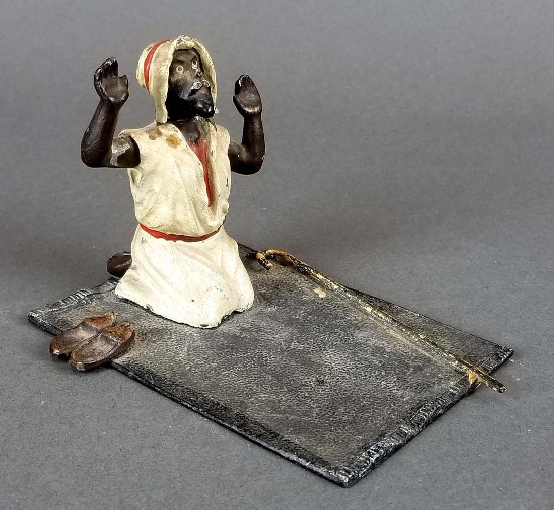 Austrian Cold Painted Figure of Man Praying (1 of 4)