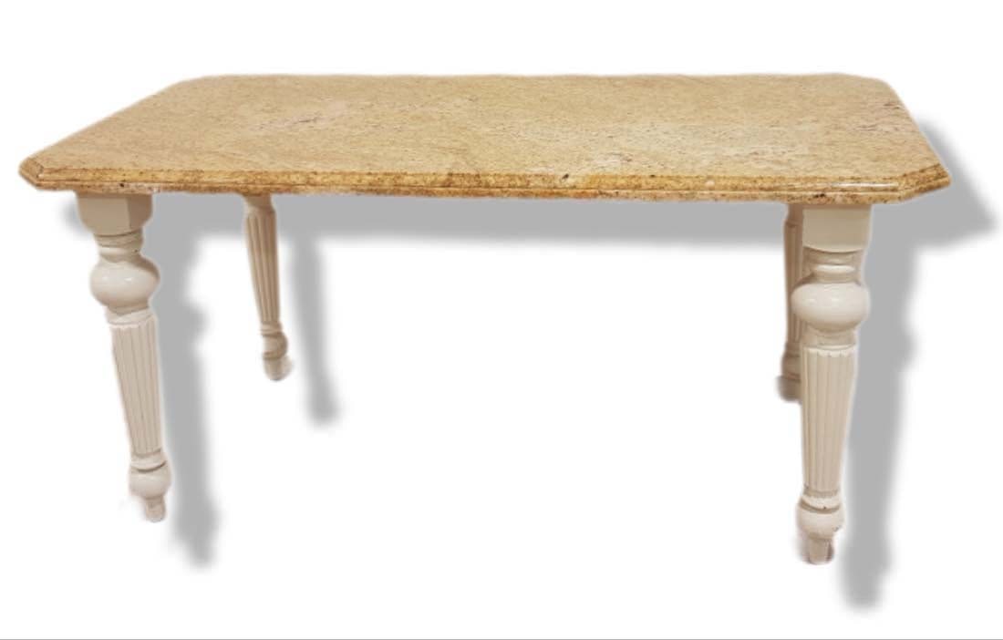 Modern Table Top Granite: Modern Table Top Granite. W 35" x L 66" x H 31"