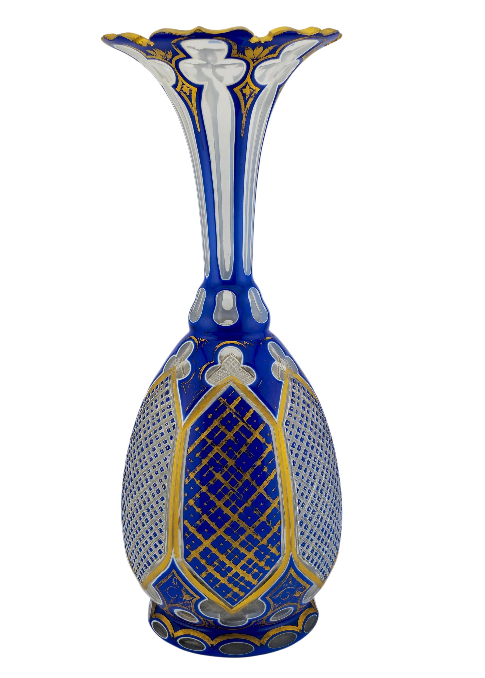 Mid 19th C. Moser Bohemian Vase (1 of 3)