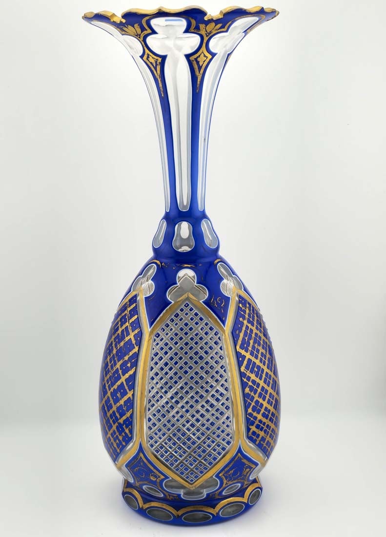 Mid 19th C. Moser Bohemian Vase - 2