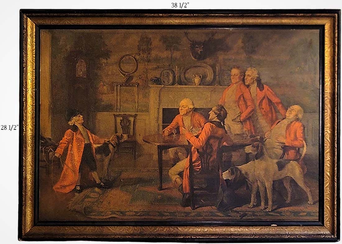Late 19th Century Art Work Print Of John Ward Dunsmore: Late 19th Century Art Work Print Of John Ward Dunsmore. 28 1/2" x 38 1/2"