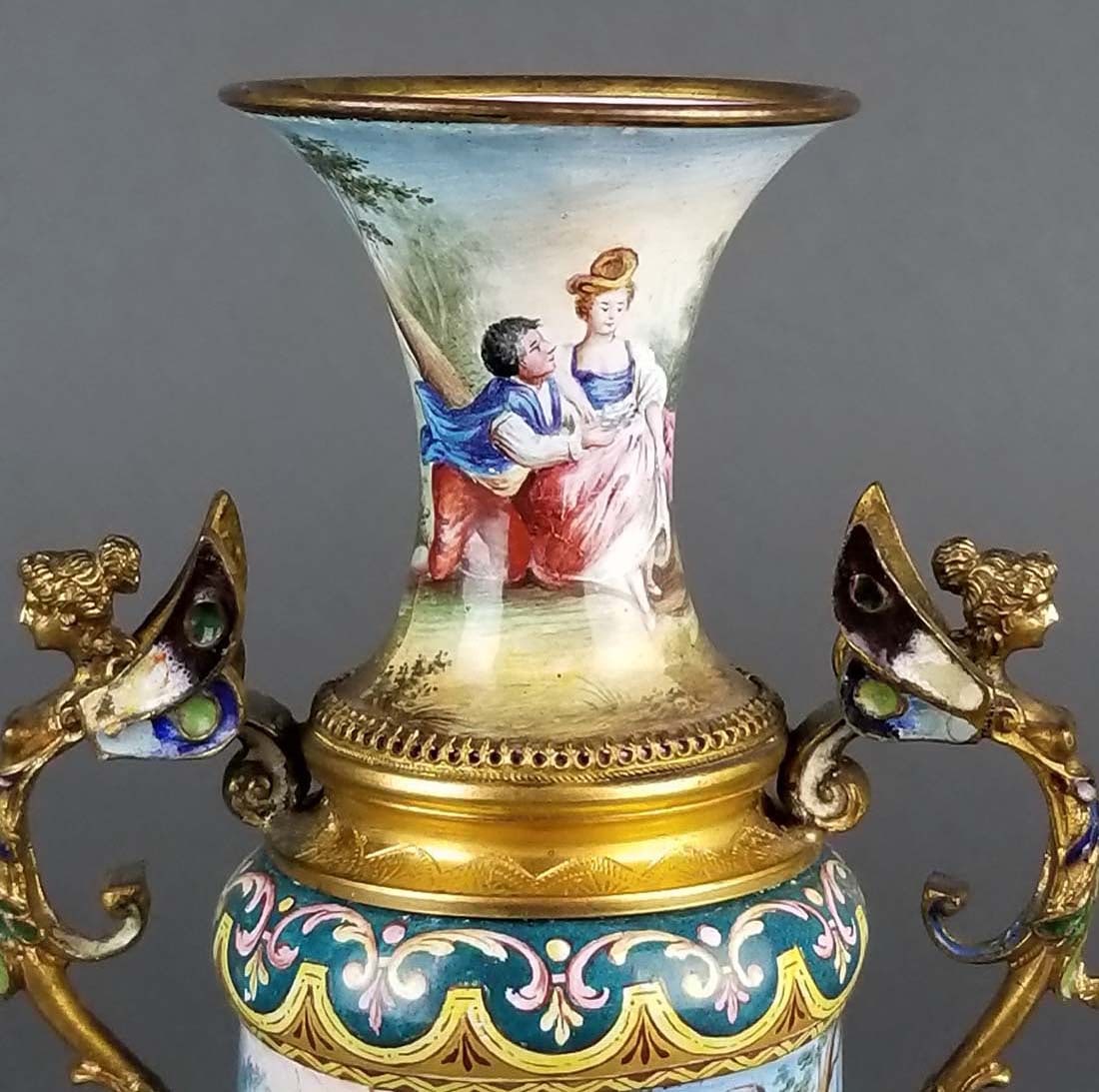 Magnificent Large Austrian Viennese Enamel on Silver - 3