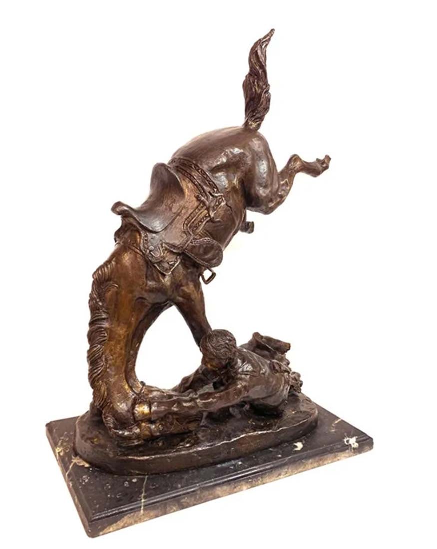 Wicked Pony Large Bronze Statue Signed - 3
