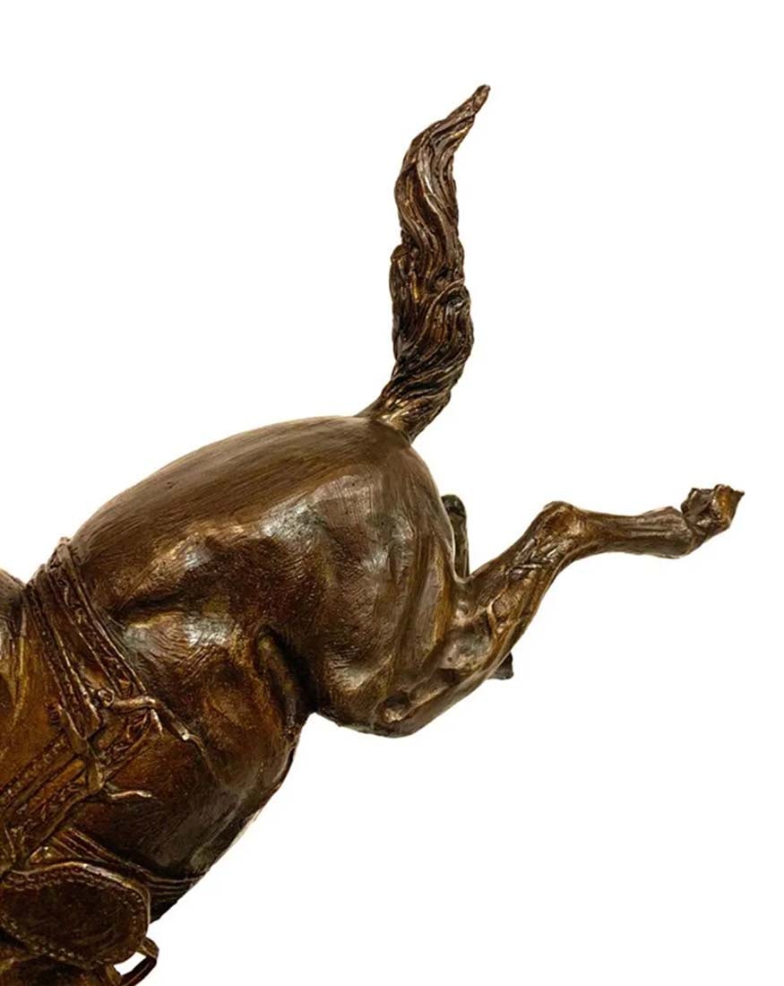 Wicked Pony Large Bronze Statue Signed - 4
