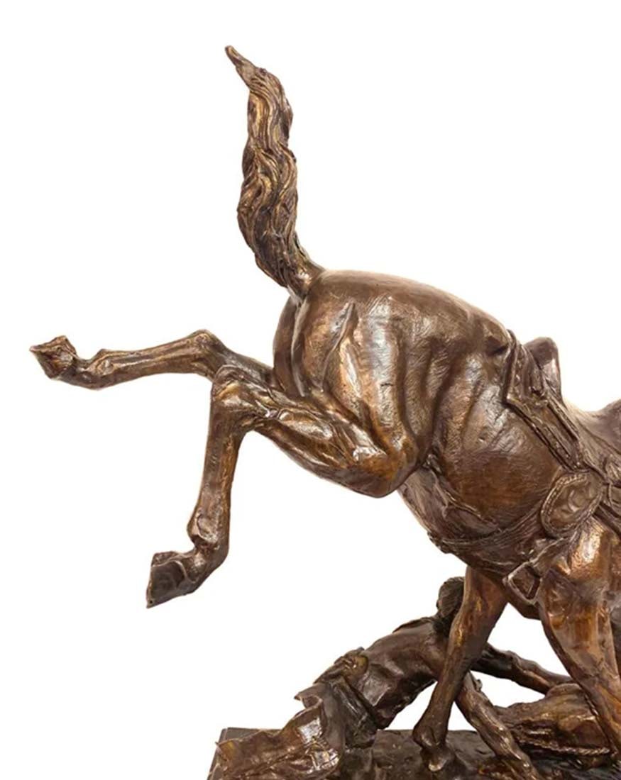 Wicked Pony Large Bronze Statue Signed - 5