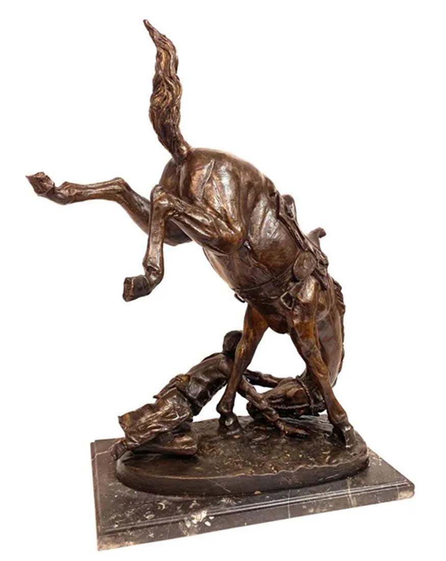 Wicked Pony Large Bronze Statue Signed - 6