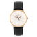 OMEGA - a gentleman's wrist watch. Yellow metal case,