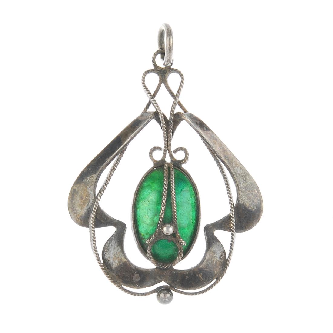 Two items of silver jewellery. To include a mid 20th (1 of 3)