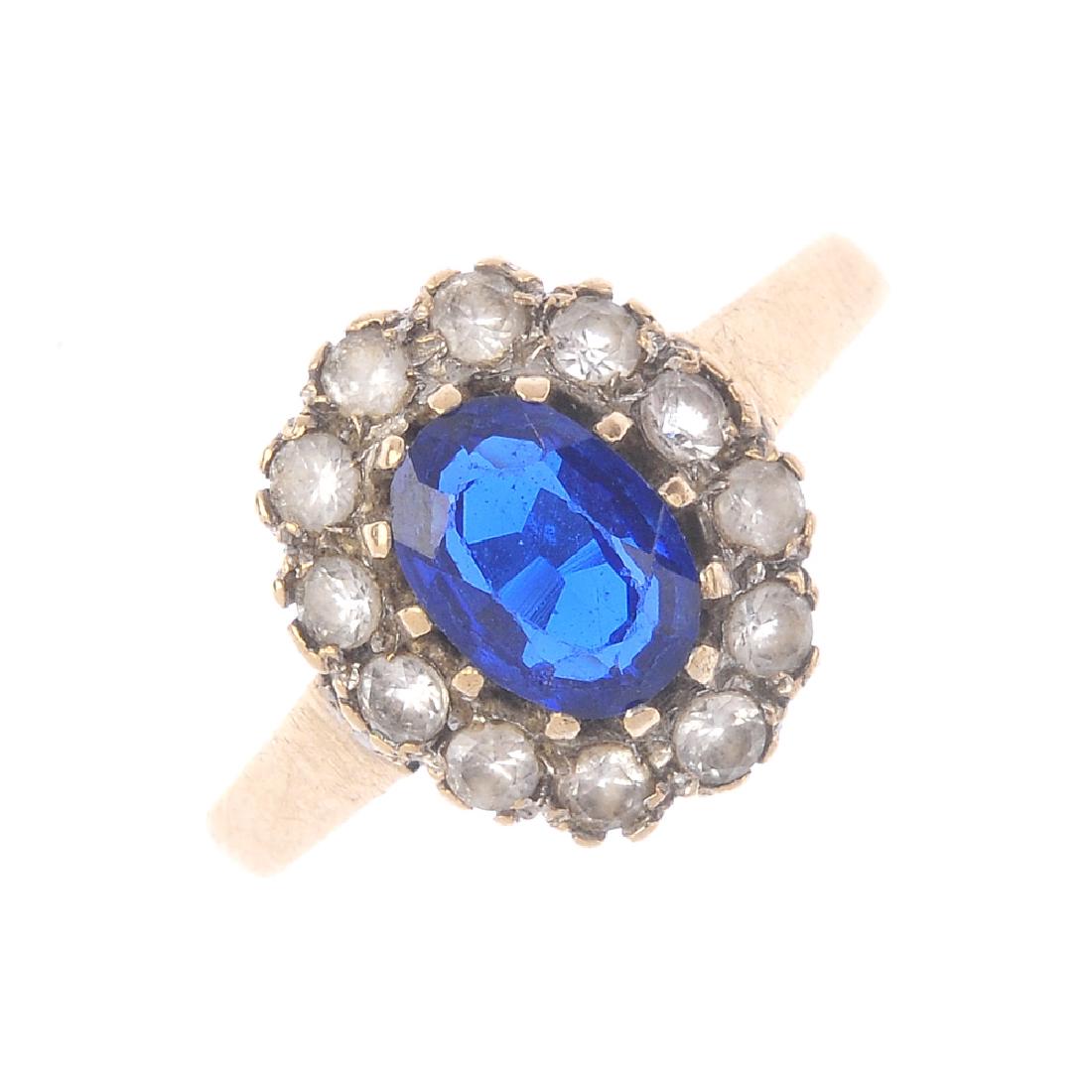 Two rings. To include an 18ct gold band ring, and a (1 of 3)