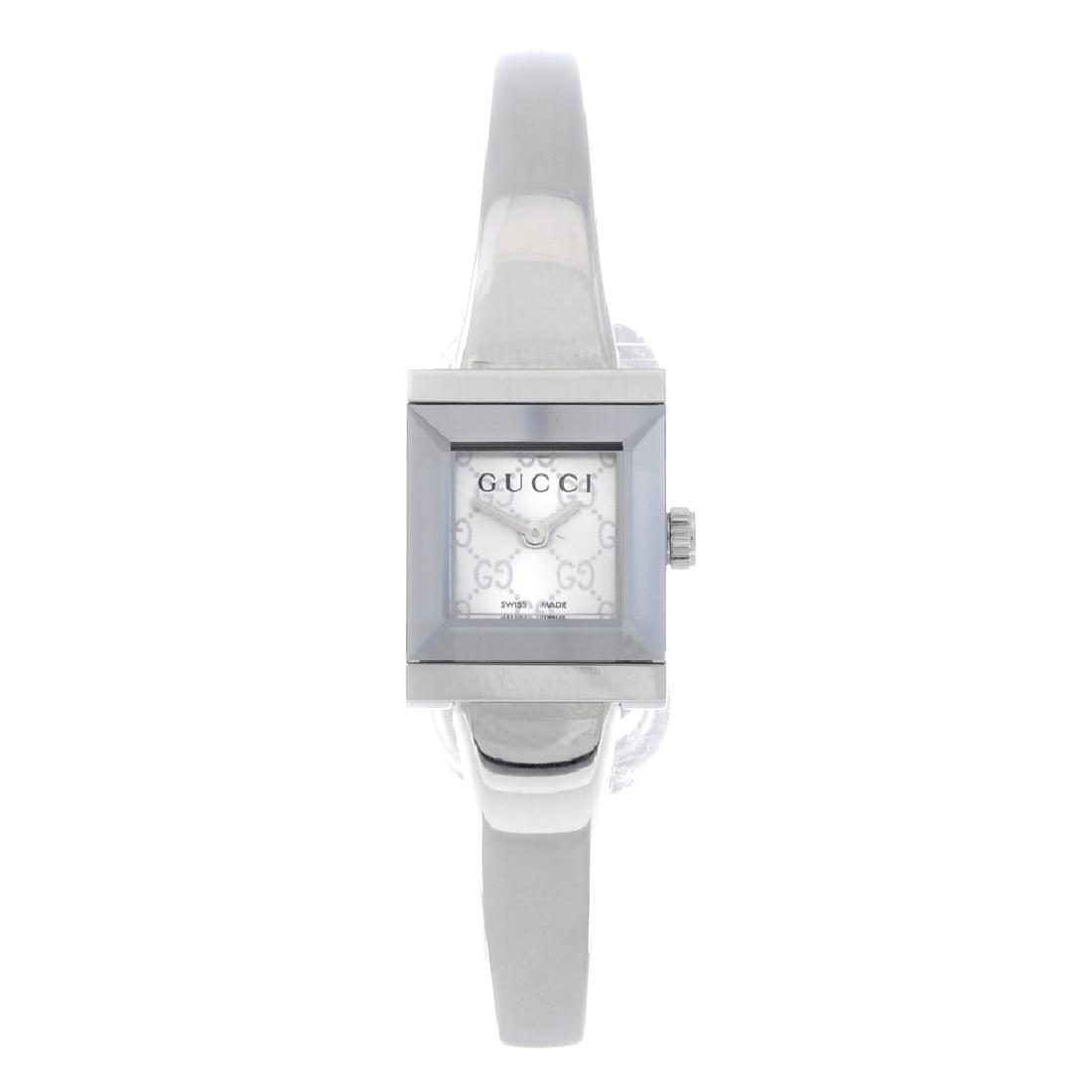 GUCCI - a lady's 128.5 bracelet watch. Stainless steel (1 of 4)