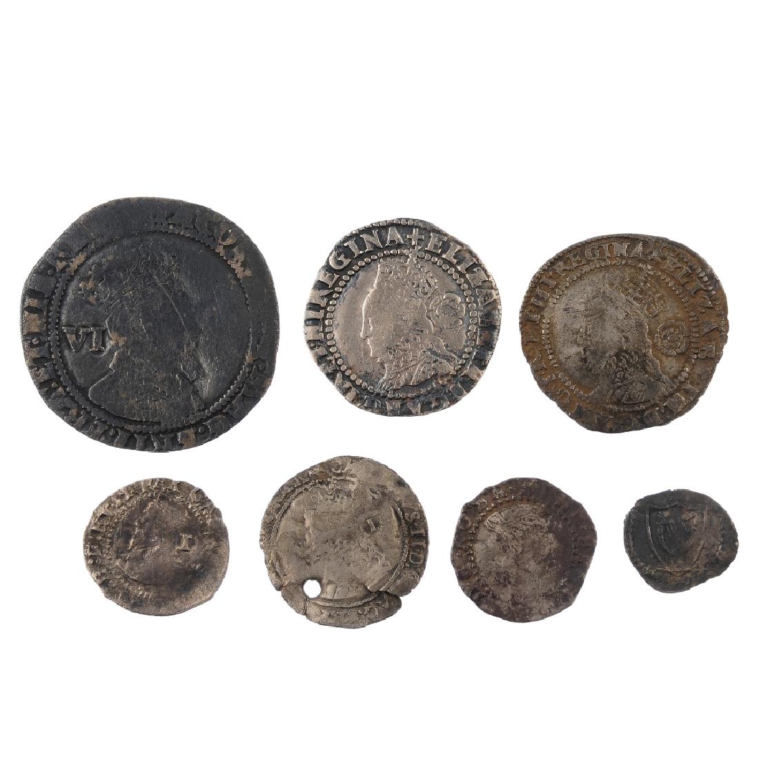 Elizabeth I to Charles II, minor hammered silver coins (1 of 2)