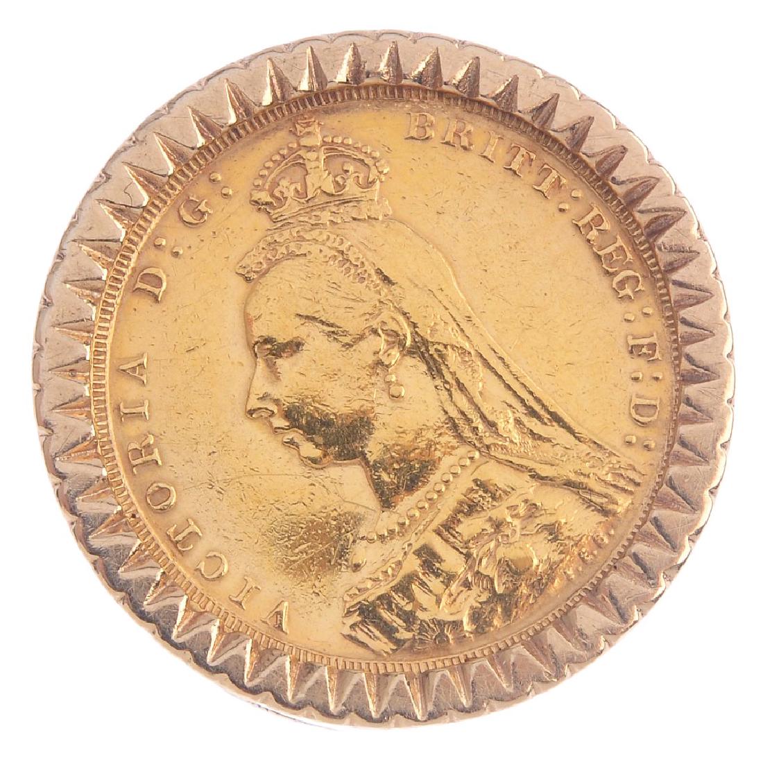 (51357) An 1889 sovereign coin, and a 1918 half (1 of 1)