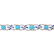 (204862) A turquoise, sapphire and diamond bracelet.