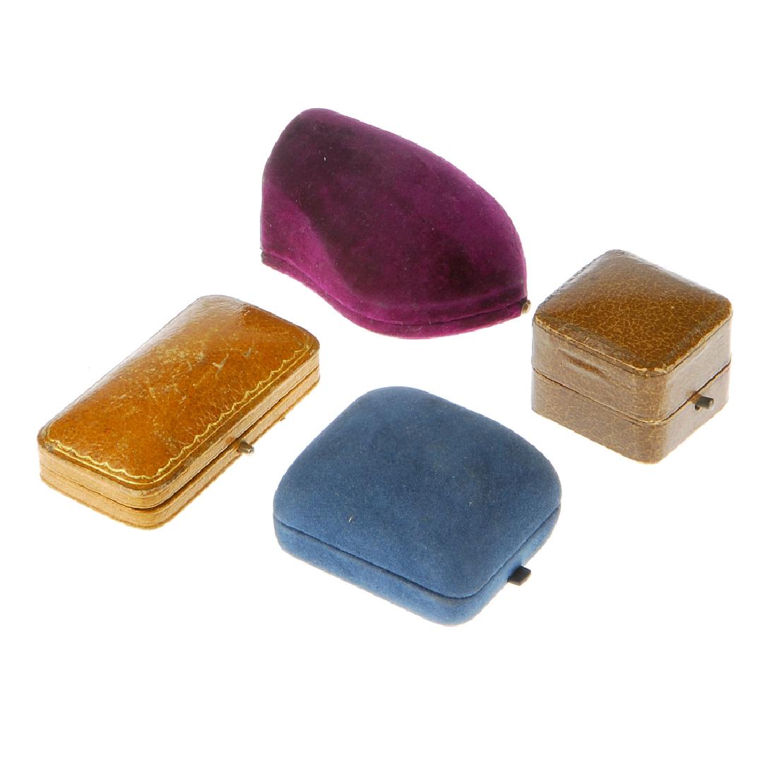 A bag containing twenty-six antique cases. To include a (1 of 4)