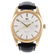 IWC - a gentleman's wrist watch. Yellow metal case with