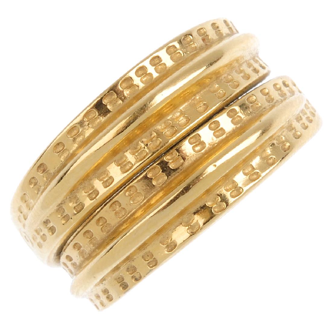 DAVID ANDERSON - a mid 20th century 'Saga' ring. (1 of 4)