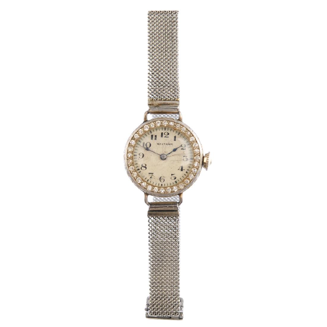 A mid 20th century diamond cocktail watch. The circular (1 of 4)