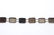 A lava cameo bracelet. Comprising seven lava cameo - 2