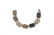 A lava cameo bracelet. Comprising seven lava cameo - 3