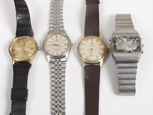 OMEGA - four gentleman's watches in nee