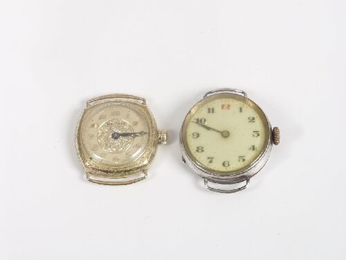 WALTHAM - ladies gold plated wristwatch