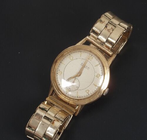 18ct gold gentleman's Elida Chronometre