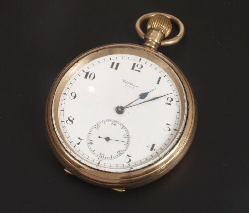 Early 20th century 9ct gold open faced
