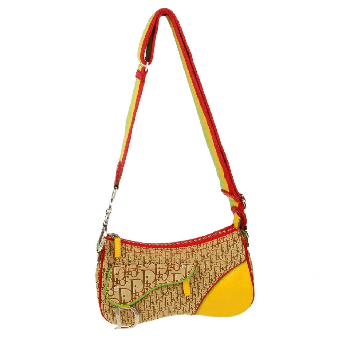 CHRISTIAN DIOR - a Rasta saddle handbag. Designed with (1 of 7)