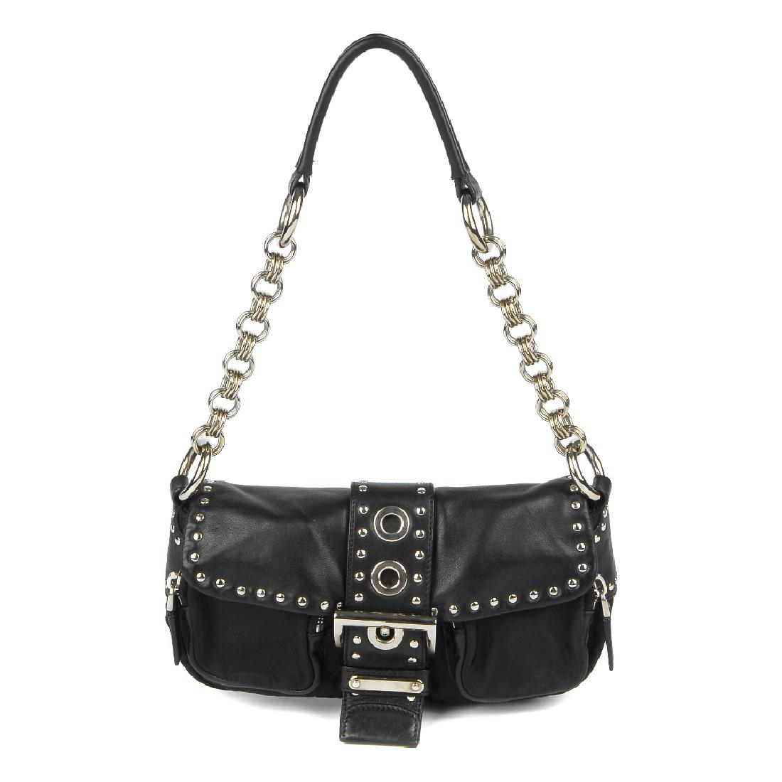 PRADA - a Studded Patch Catena handbag. Designed with a (1 of 5)