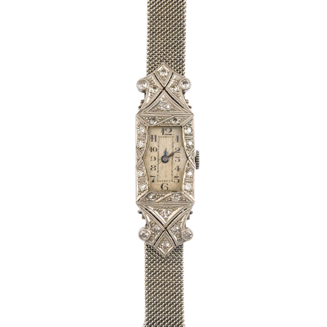 An early 20th century platinum and 9ct gold diamond (1 of 4)