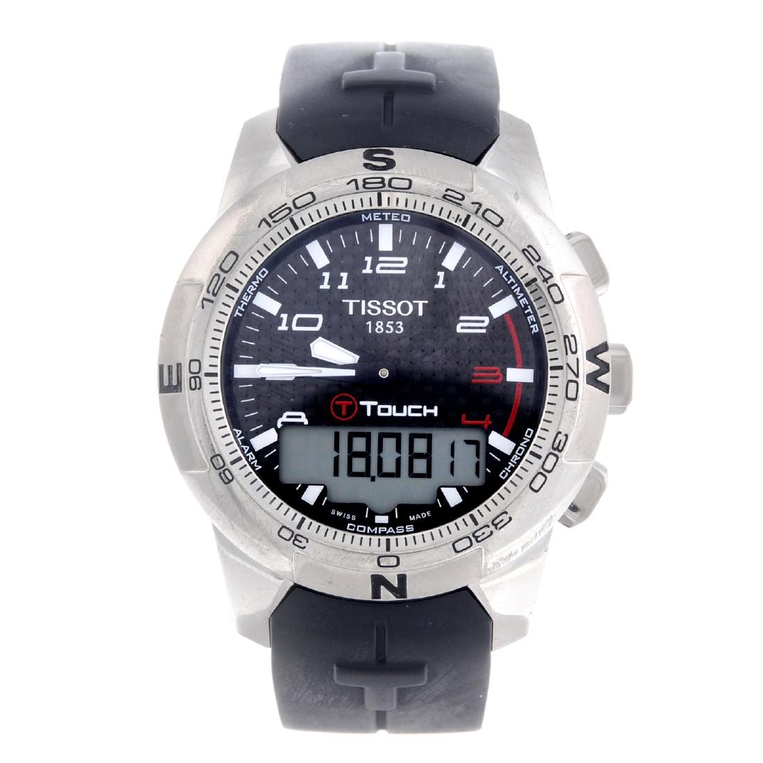 TISSOT - a gentleman's T-Touch wrist watch. Stainless (1 of 4)