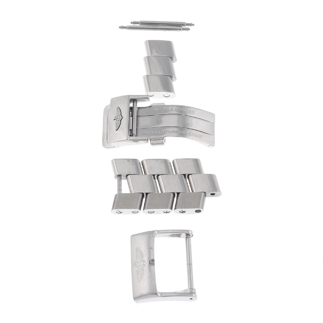 BREITLING - a group of assorted watch buckles, bracelet (1 of 5)
