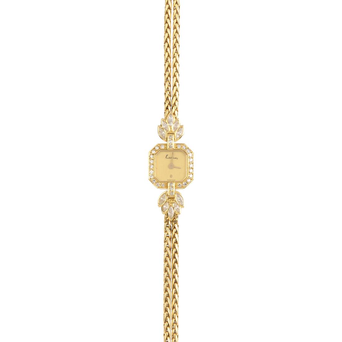 KUTCHINSKY - a lady's diamond cocktail watch. The (1 of 4)