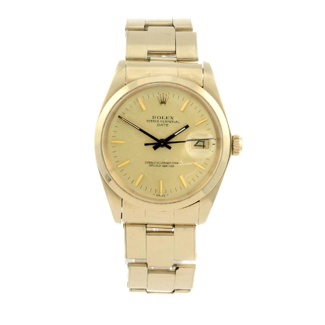 ROLEX - a gentleman's Oyster Perpetual Date bracelet (1 of 4)