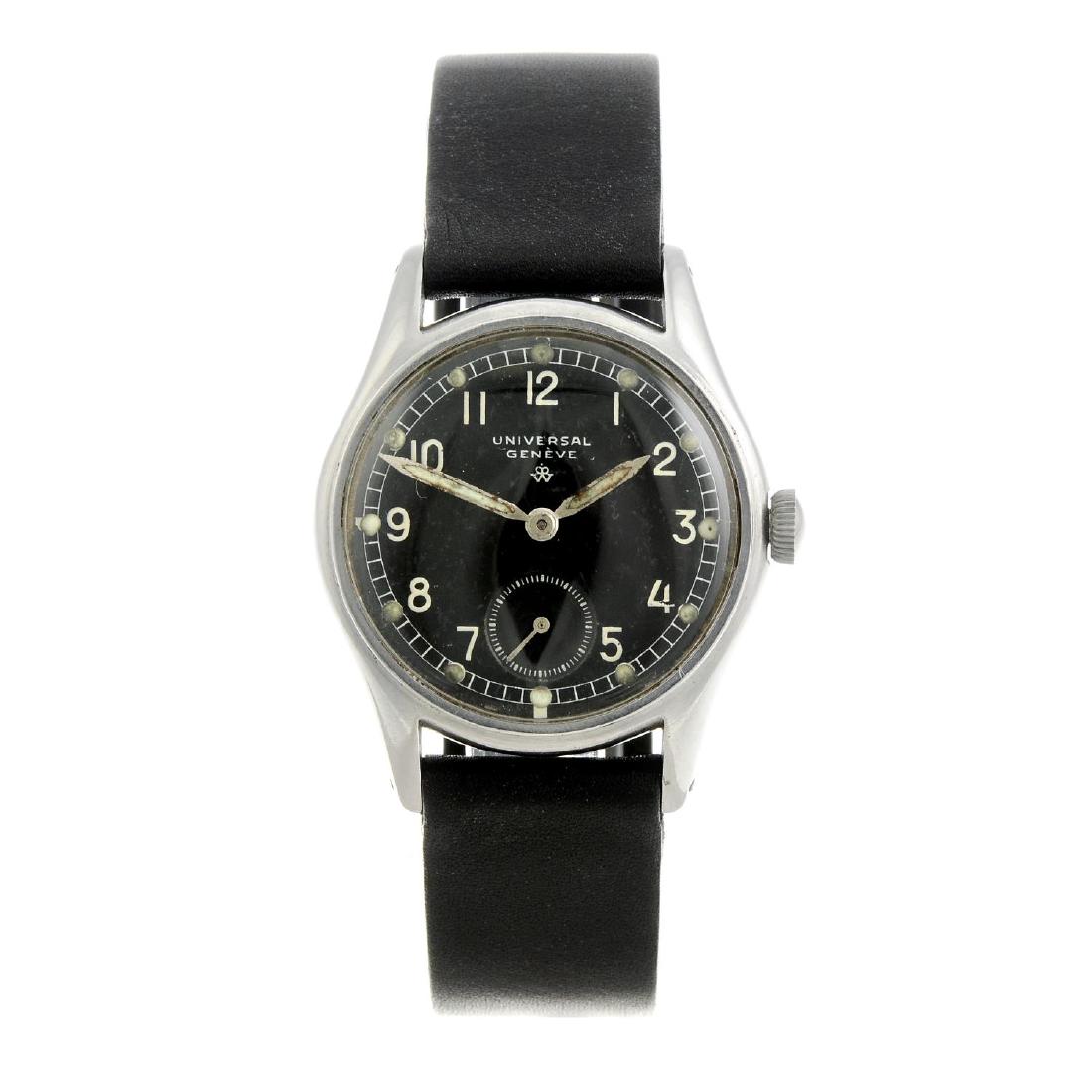 UNIVERSAL GENÈVE - a gentleman's wrist watch. Stainless (1 of 4)