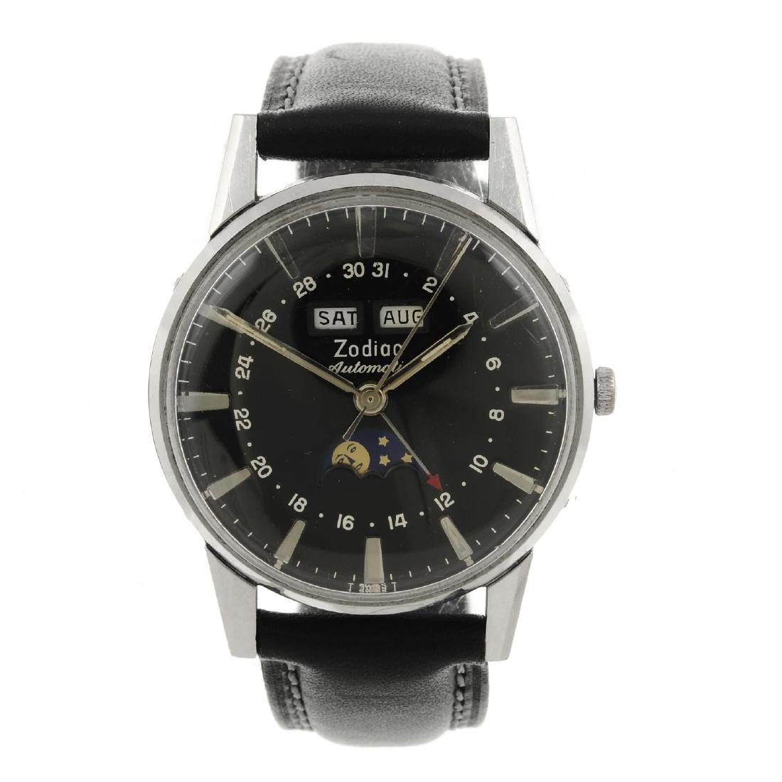 ZODIAC - a gentleman's wrist watch. Stainless steel (1 of 4)
