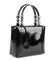 CHRISTIAN DIOR - a patent leather Malice handbag. - 2