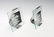 GEORG JENSEN - four small Reflection picture frames.