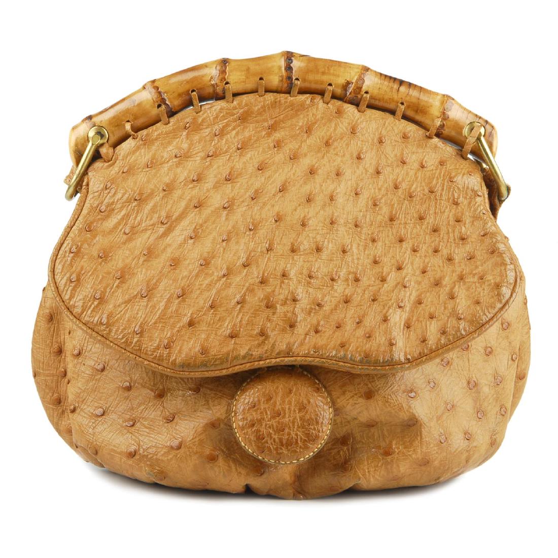 vintage ostrich purse