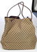 GUCCI - a large GG canvas handbag. Crafted from maker's - 3