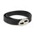 GUCCI - a black leather belt. Featuring a polished