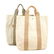 HERMÈS - two Fourre Tout canvas handbags. Both of a
