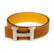 HERMÈS - a reversible logo buckle belt. Designed with