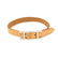 HERMÈS - a leather bracelet. Designed as a tan leather